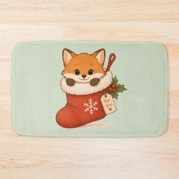 Item preview, Christmas Stocking Fox designed and sold by MellowMunchkins.
