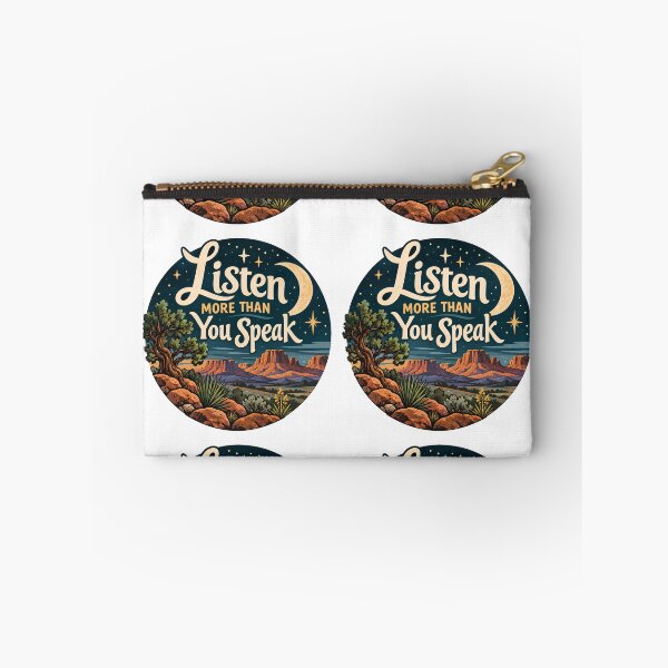 Item preview, Listen More Than You Speak – Mindful Living Nature Design designed and sold by FindYouByZ.