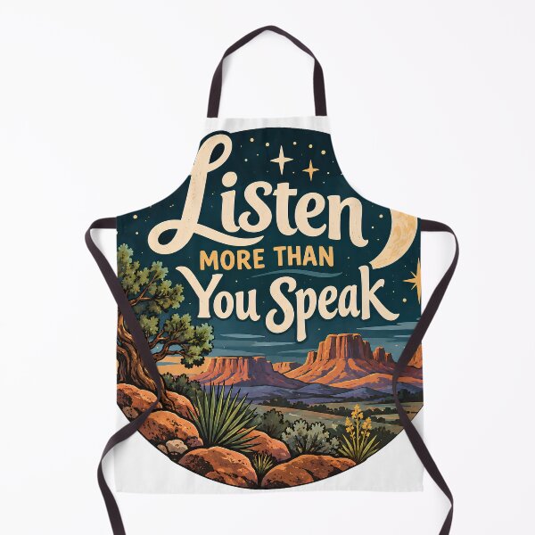 Item preview, Listen More Than You Speak – Mindful Living Nature Design designed and sold by FindYouByZ.