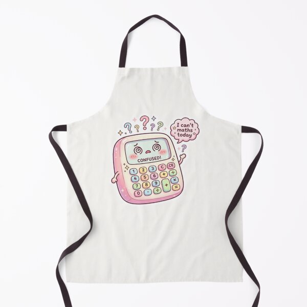 Item preview, I Can’t Maths Today Kawaii Calculator Sticker designed and sold by Cerys-GS.