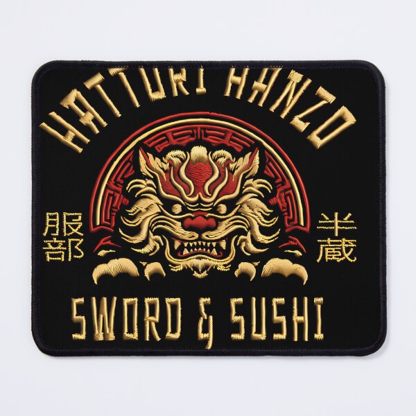Item preview, Hattori Hanzo Sword And Sushi Logo designed and sold by AhmedMediaNew.