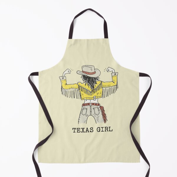 Item preview, Vintage Texas Girl Strong Cowgirl Yellow Fringe Jacket Graphic designed and sold by Studio Bootleg.