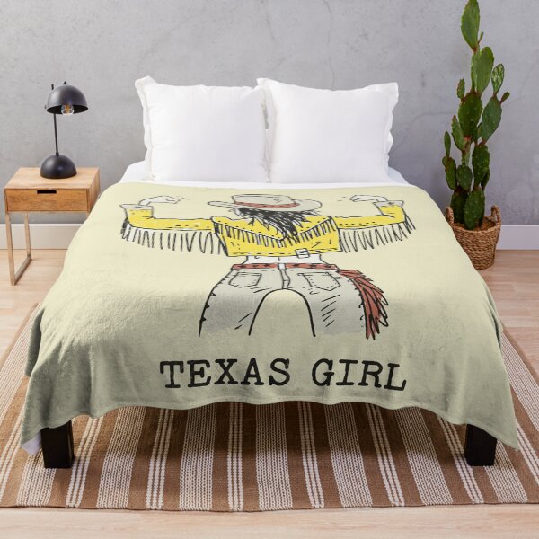 Item preview, Vintage Texas Girl Strong Cowgirl Yellow Fringe Jacket Graphic designed and sold by Studio Bootleg.