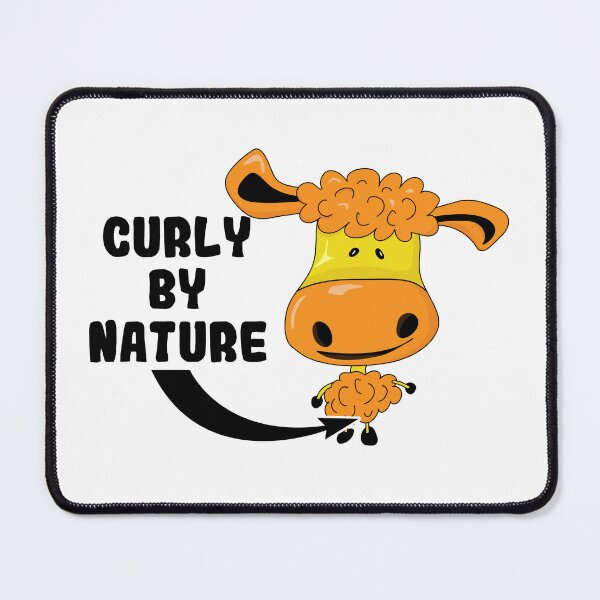 Item preview, Curly by Nature | Funny Sheep Humor designed and sold by Creatory.studio.