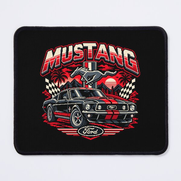 Item preview, Ford Mustang Classic Muscle Car Retro Racing designed and sold by Pandaburba.