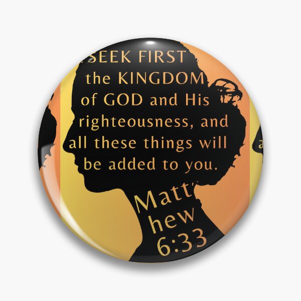 Item preview, Graphic Design - Matthew 6:33 Seek First designed and sold by Boy and Belugee.