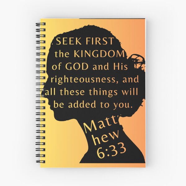 Item preview, Graphic Design - Matthew 6:33 Seek First designed and sold by Boy and Belugee.
