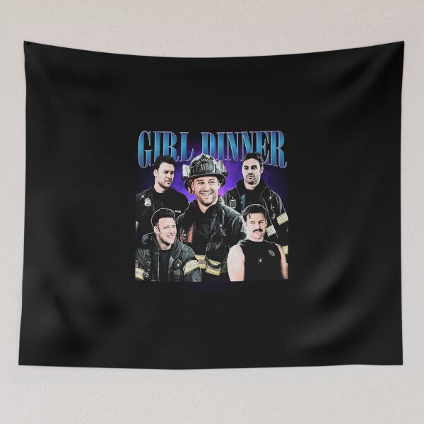 Item preview, Girl Dinner Eddie Diaz 911 designed and sold by KendraBall.