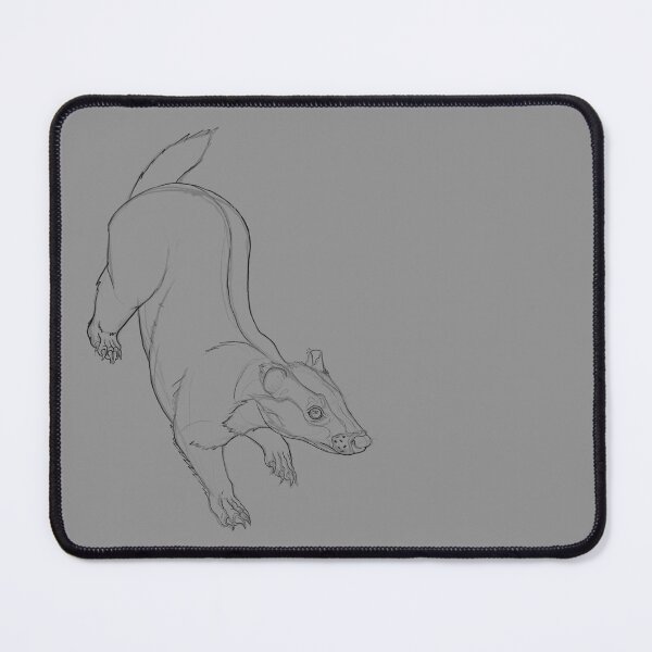 Item preview, Cute Badger Sketch Woodland Animal Art designed and sold by HunzikerArt.