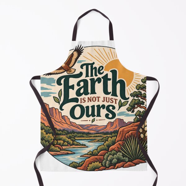 Item preview, The Earth Is Not Just Ours – Mindful Nature Wisdom Design designed and sold by FindYouByZ.