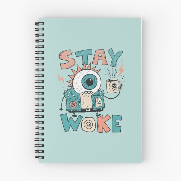 Item preview, Funny Punk Eyeball Coffee Monster Stay Woke designed and sold by Studio Bootleg.