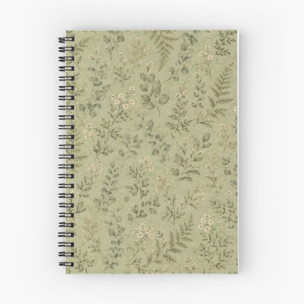Item preview, Sage Botanical Vintage Cottage Pattern designed and sold by FairyArtCottage.