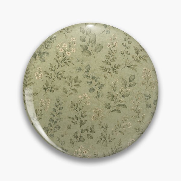 Item preview, Sage Botanical Vintage Cottage Pattern designed and sold by FairyArtCottage.