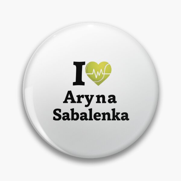Item preview, I Love aryna sabalenka designed and sold by KendraBall.