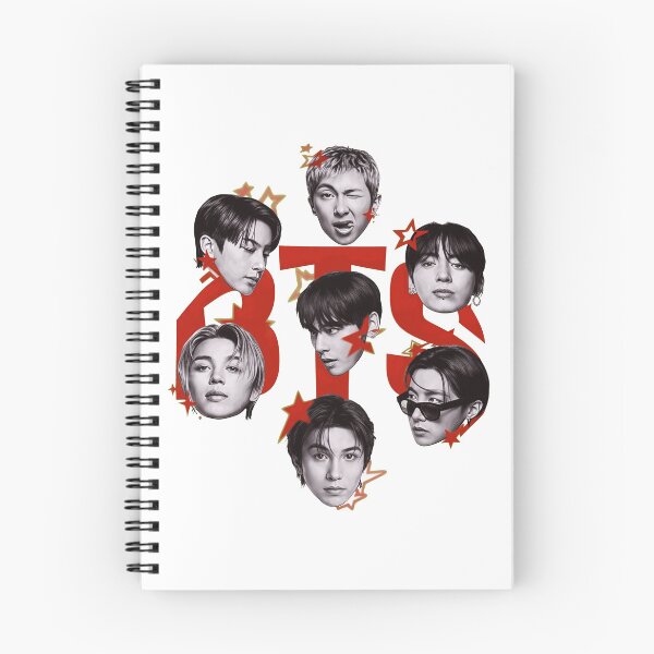 Item preview, K-Pop Idol Group Member Collage Red Stars Tee designed and sold by JamezRoige.