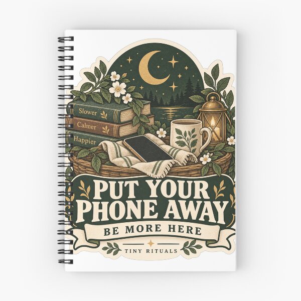 Item preview, Put Your Phone Away – Be More Here | Digital Detox Tiny Rituals designed and sold by ChicClicker.