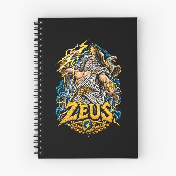 Item preview, Zeus God of Thunder Greek Mythology Lightning designed and sold by Pandaburba.