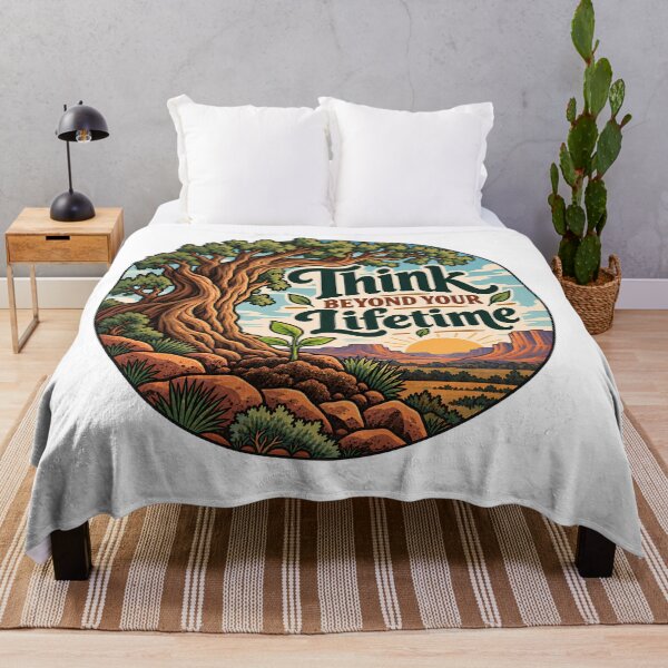 Item preview, Think Beyond Your Lifetime – Meaningful Nature Wisdom Design designed and sold by FindYouByZ.