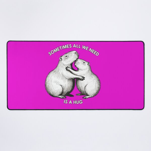 Item preview, Cute Capybaras Hugging – All We Need Is A Hug designed and sold by Litely.