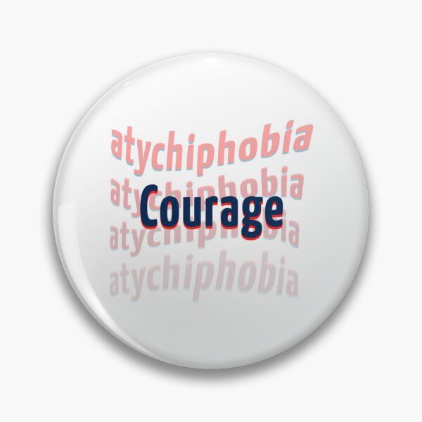 Item preview, Overcoming Fear Of Failure Atychiphobia Design - Atychiphobia And Overcoming Fear Of Failure Typographie designed and sold by CosmosUK.