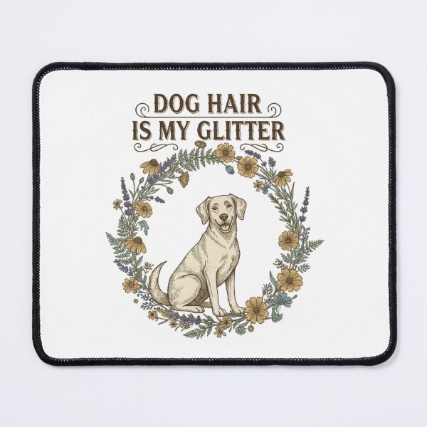 Item preview, 1 Dog Hair Is My Glitter Funny Dog Lover Design designed and sold by JL Studio - Cozy Arts.