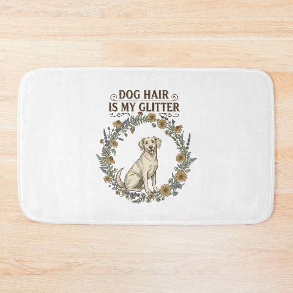 Item preview, 1 Dog Hair Is My Glitter Funny Dog Lover Design designed and sold by JL Studio - Cozy Arts.