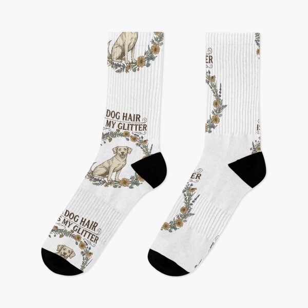 Item preview, 1 Dog Hair Is My Glitter Funny Dog Lover Design designed and sold by JL Studio - Cozy Arts.