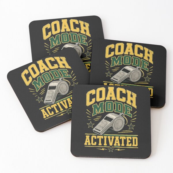 Item preview, Coach Mode Activated Shirt, Funny PE Teacher Coach Whistle Design designed and sold by VibeTherapyArt.