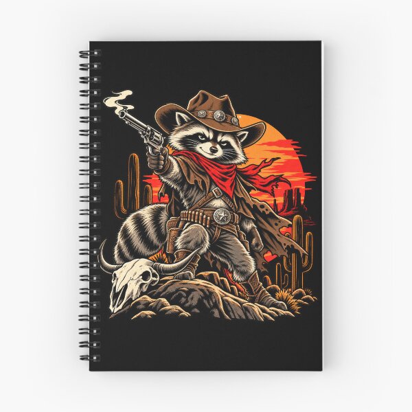 Item preview, Cowboy Raccoon Wild West Trash Panda designed and sold by Pandaburba.