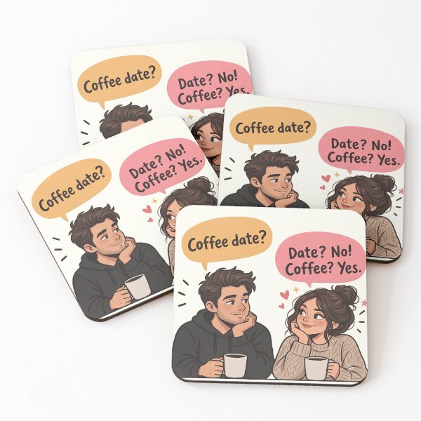 Item preview, Coffee date fun designed and sold by LumosArtwork.