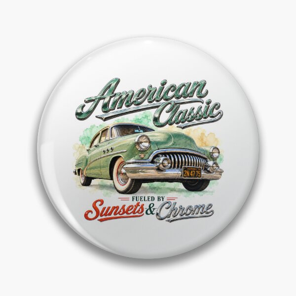 Item preview, American Classic – Fueled by Sunsets & Chrome designed and sold by Russell Thorne.