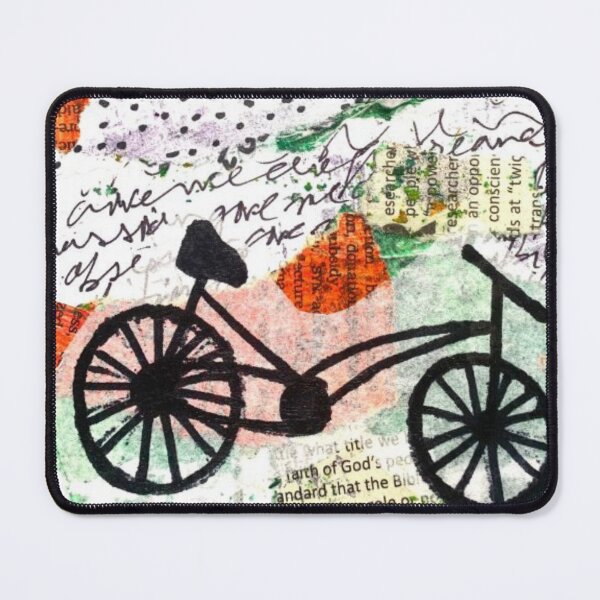 Item preview, Mixed Media Bicycle and red bird designed and sold by Boy and Belugee Studio.