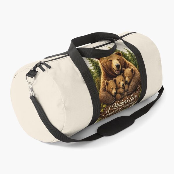 Item preview, A Mother's Love Protects Forever Bear & Baby Cubs designed and sold by Rosie's Wildflower Boutique.