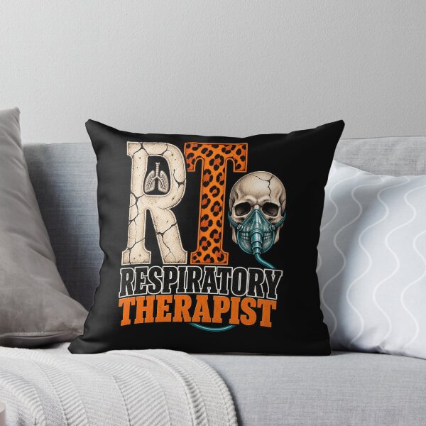 Item preview, Leopard Print RT Skull Respiratory Therapist designed and sold by ClinicalHubs.