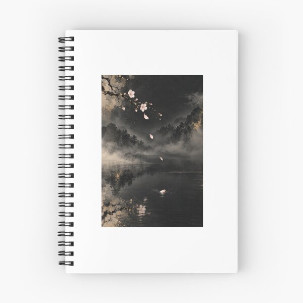 Item preview, Sakura Falling into Silence – Japanese Cherry Blossom Wall Art designed and sold by yuryu14yutaka.