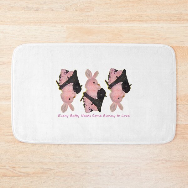 Item preview, Batzilla - Every Batty Needs Some Bunny To Love (Green Background) designed and sold by writtengriffinc.