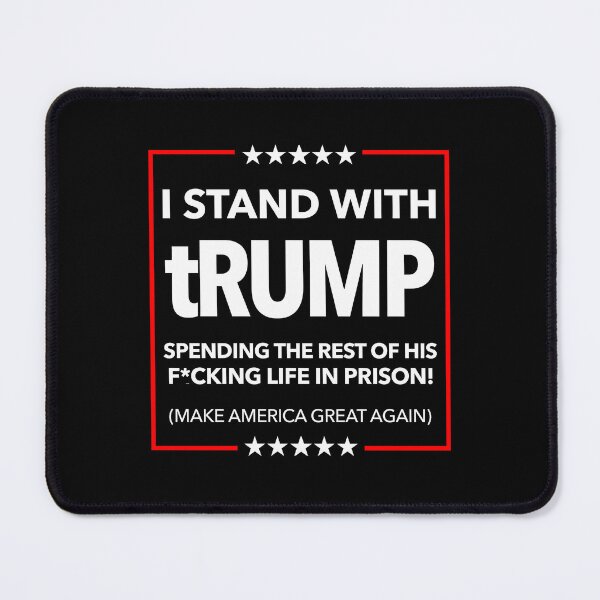 Item preview, (Censored) I Stand With Trump Spending The Rest Of His Life In Prison designed and sold by Anja Gillette.