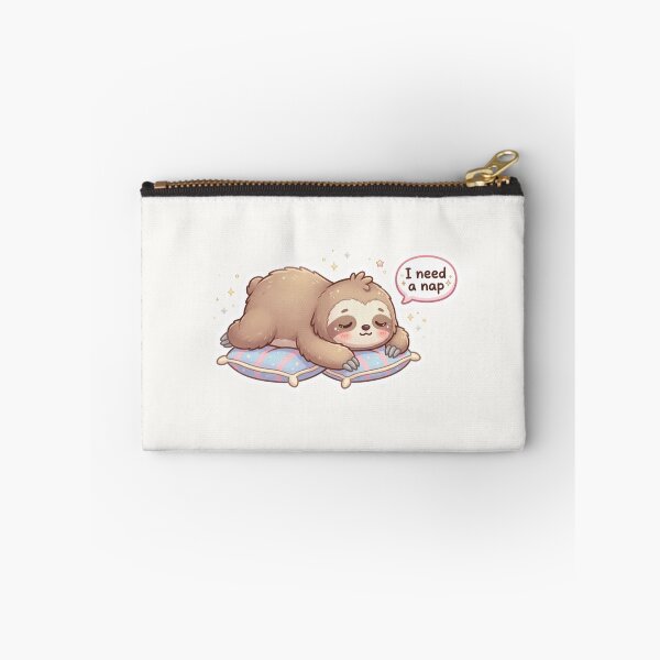 Item preview, I Need a Nap Kawaii Sloth Sticker designed and sold by Cerys-GS.