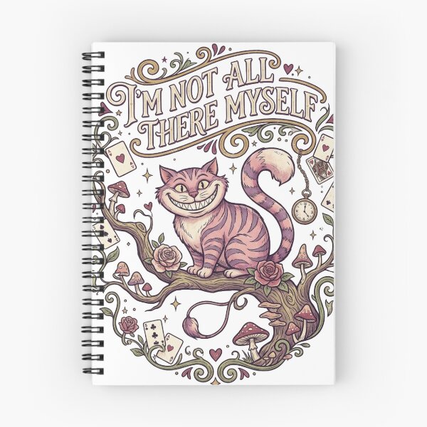 Item preview, Cheshire Cat Wonderland – I’m Not All There Myself T-Shirt designed and sold by novastruck.
