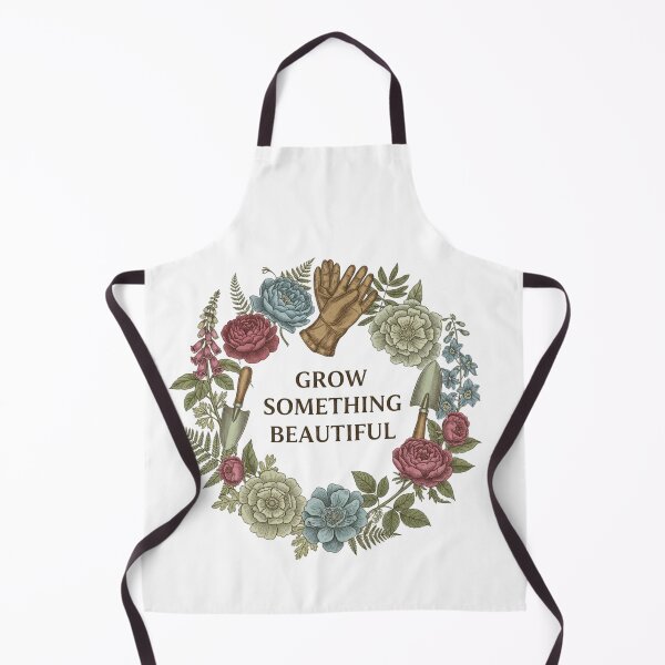 Item preview, Grow Something Beautiful Vintage Botanical Gardening Design designed and sold by JL Studio - Cozy Arts.