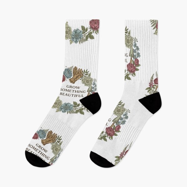 Item preview, Grow Something Beautiful Vintage Botanical Gardening Design designed and sold by JL Studio - Cozy Arts.