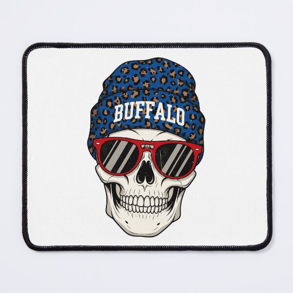 Item preview, Buffalo Skull Leopard Beanie Red Sunglasses designed and sold by JamezRoige.