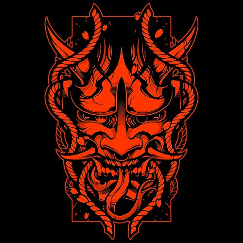 Item preview, Red Hannya Demon designed and sold by Blackout  Brother.
