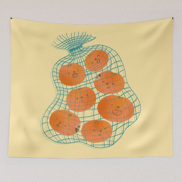Item preview, cute orange bag designed and sold by hopscotch designs.