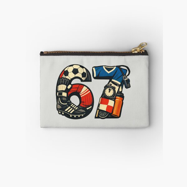Item preview, six seven meme - 67 FOOTBALL SOCCER designed and sold by DIGOR shop.