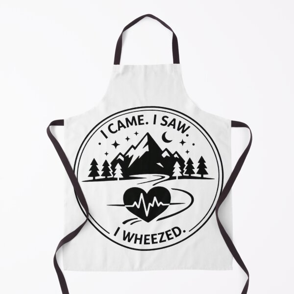 Item preview, I Came. I Saw. I Wheezed. Retro Mountain Hiking  designed and sold by GabeMountainArt.