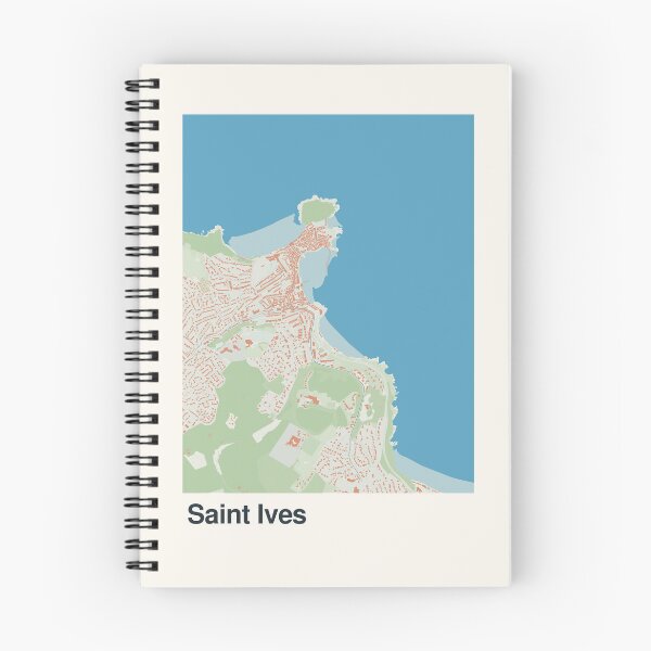 Item preview, St Ives Minimalistic Map Art designed and sold by MapsNerd.