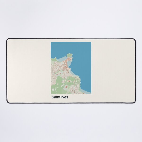 Item preview, St Ives Minimalistic Map Art designed and sold by MapsNerd.