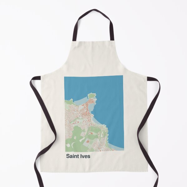 Artikelvorschau, Minimalistische Kartenkunst von St Ives entworfen und verkauft von MapsNerd.