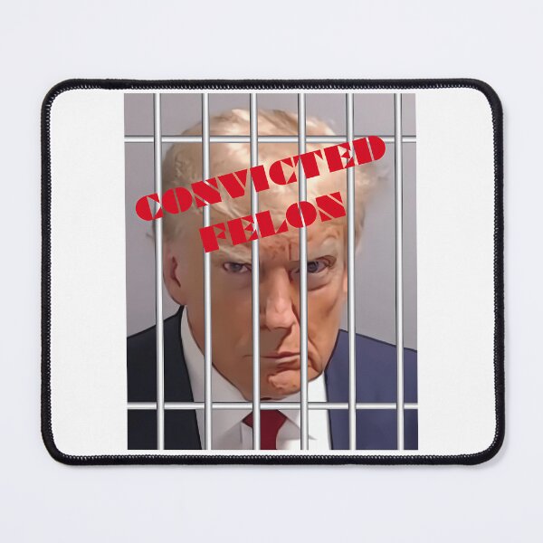 Item preview, Convicted Felon Donald Trump Behind Bars designed and sold by Anja Gillette.